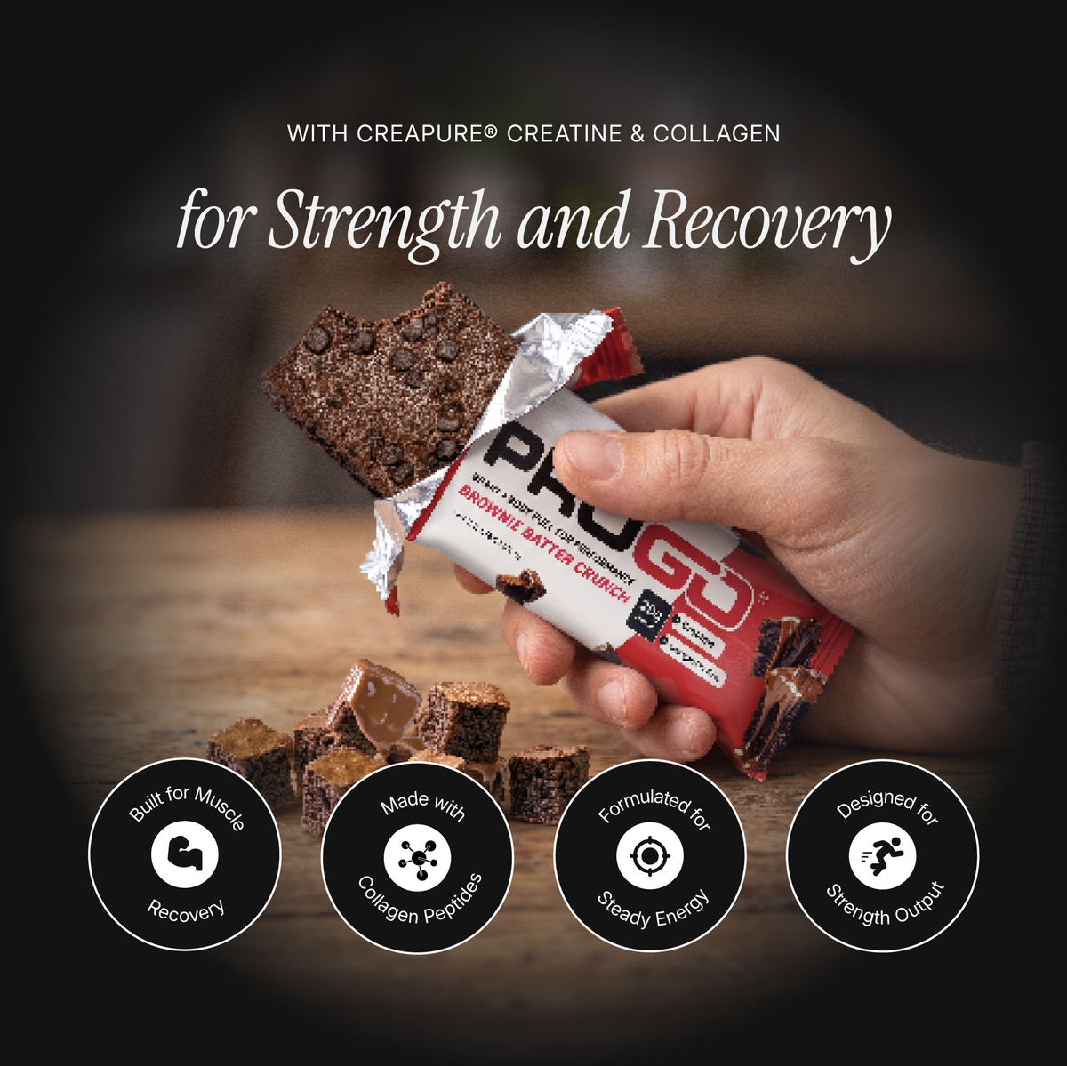 ProGo Bars Brownie Batter Crunch 12 Pack