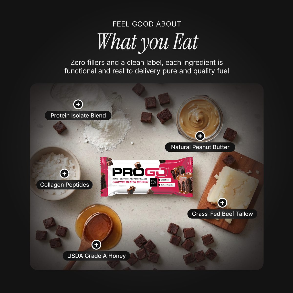 ProGo Bars Brownie Batter Crunch 12 Pack