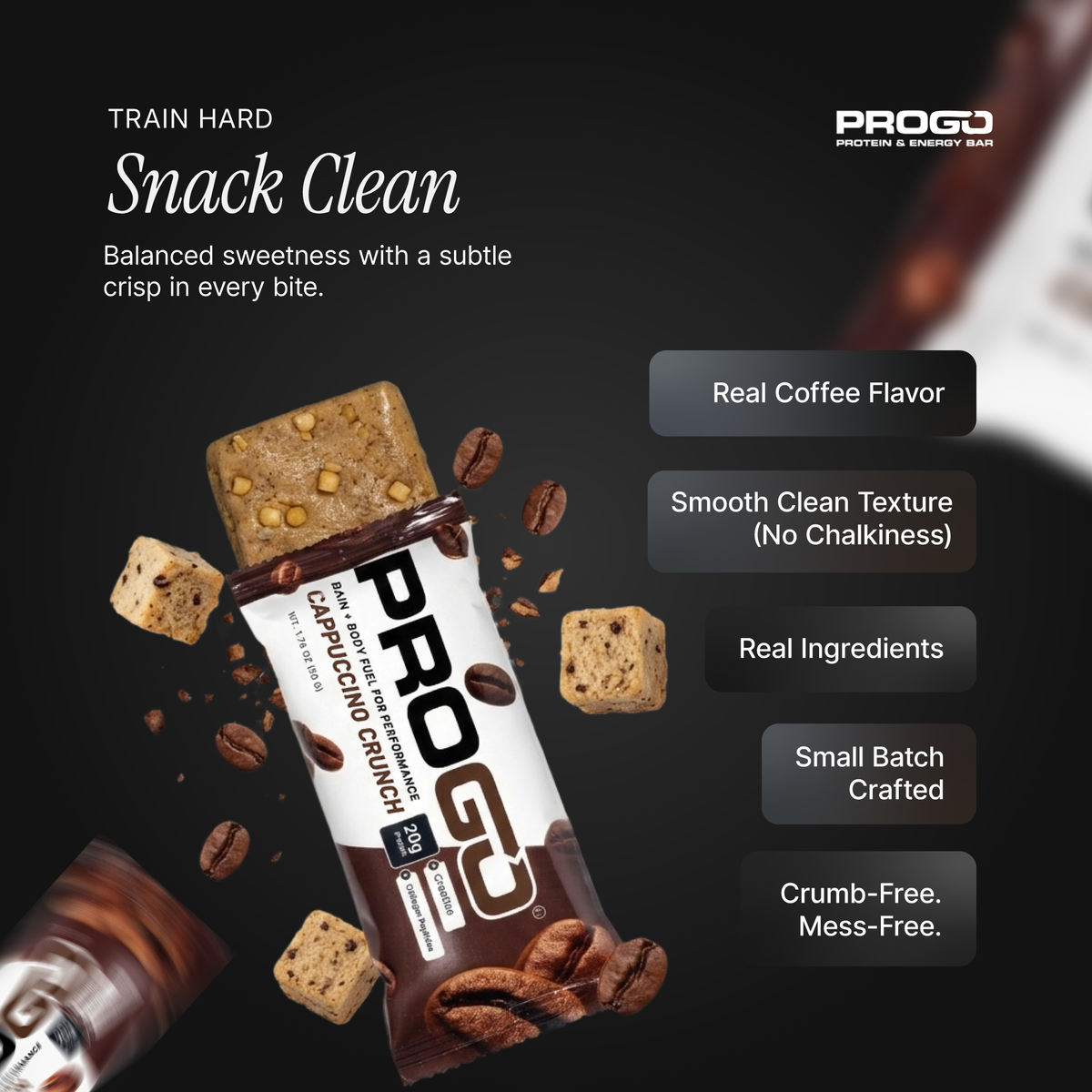 ProGo Bars Cappuccino Crunch 12 Pack