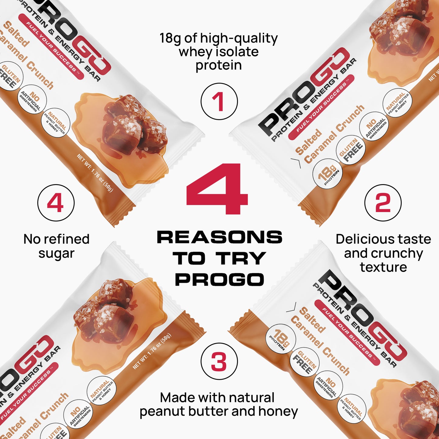 ProGo Bars – Salted Caramel