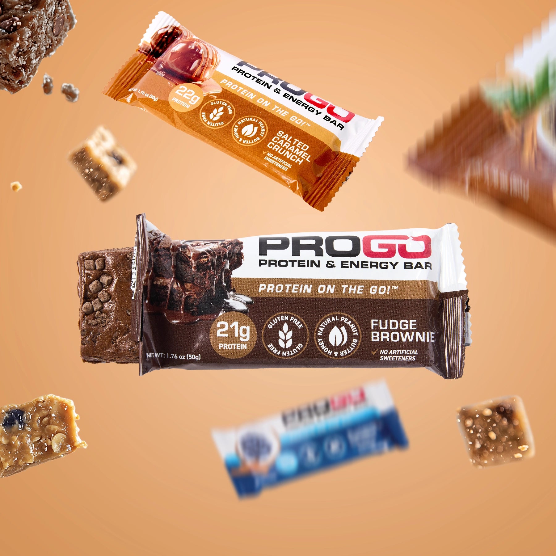 ProGo Protein Bars – 95% Pure Protein Isolate Blend for High-Performance Fuel and Muscle Recovery