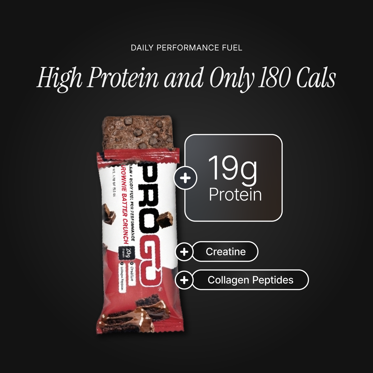 ProGo Bars Brownie Batter Crunch 12 Pack