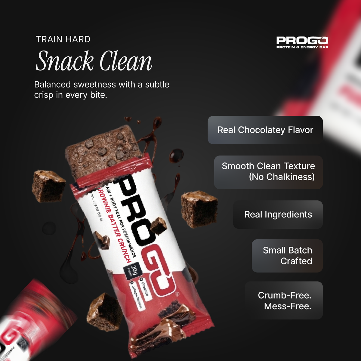 ProGo Bars Brownie Batter Crunch 12 Pack