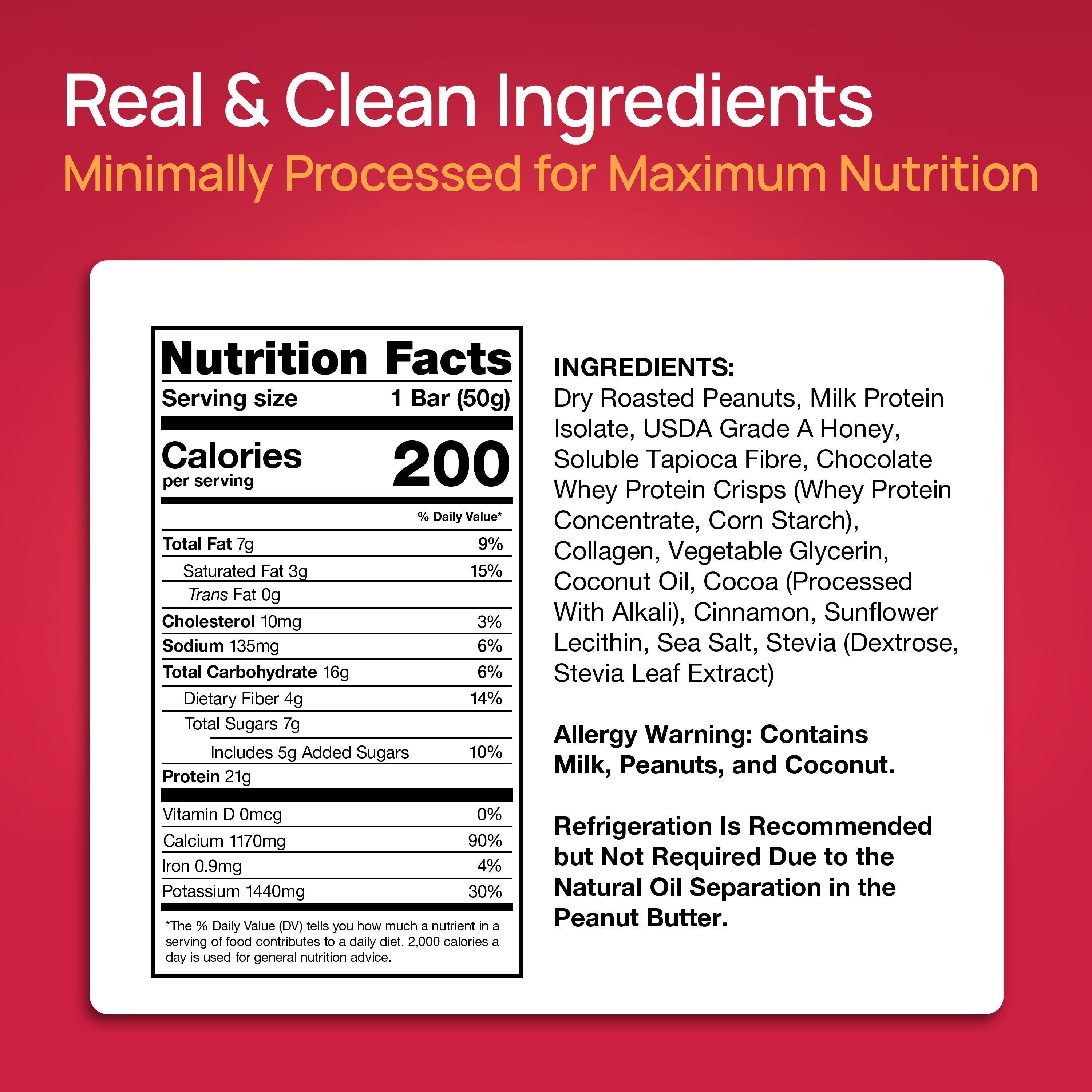 ProGo Protein Bar Nutrition Facts – Real, Clean Ingredients for Maximum Nutrition